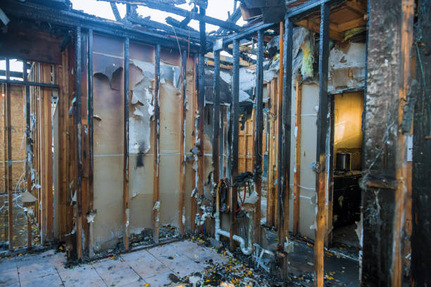Professional Soot Cleanup technician working in Mountain Home AFB, ID
